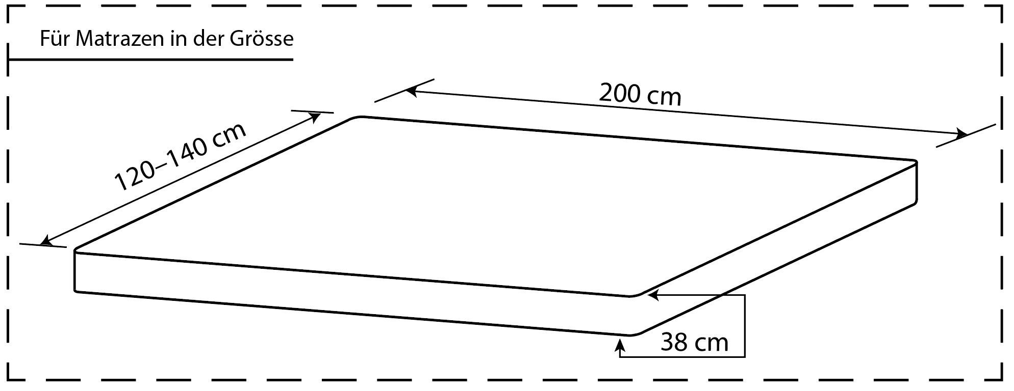 Fixleintuch 120-140 cm