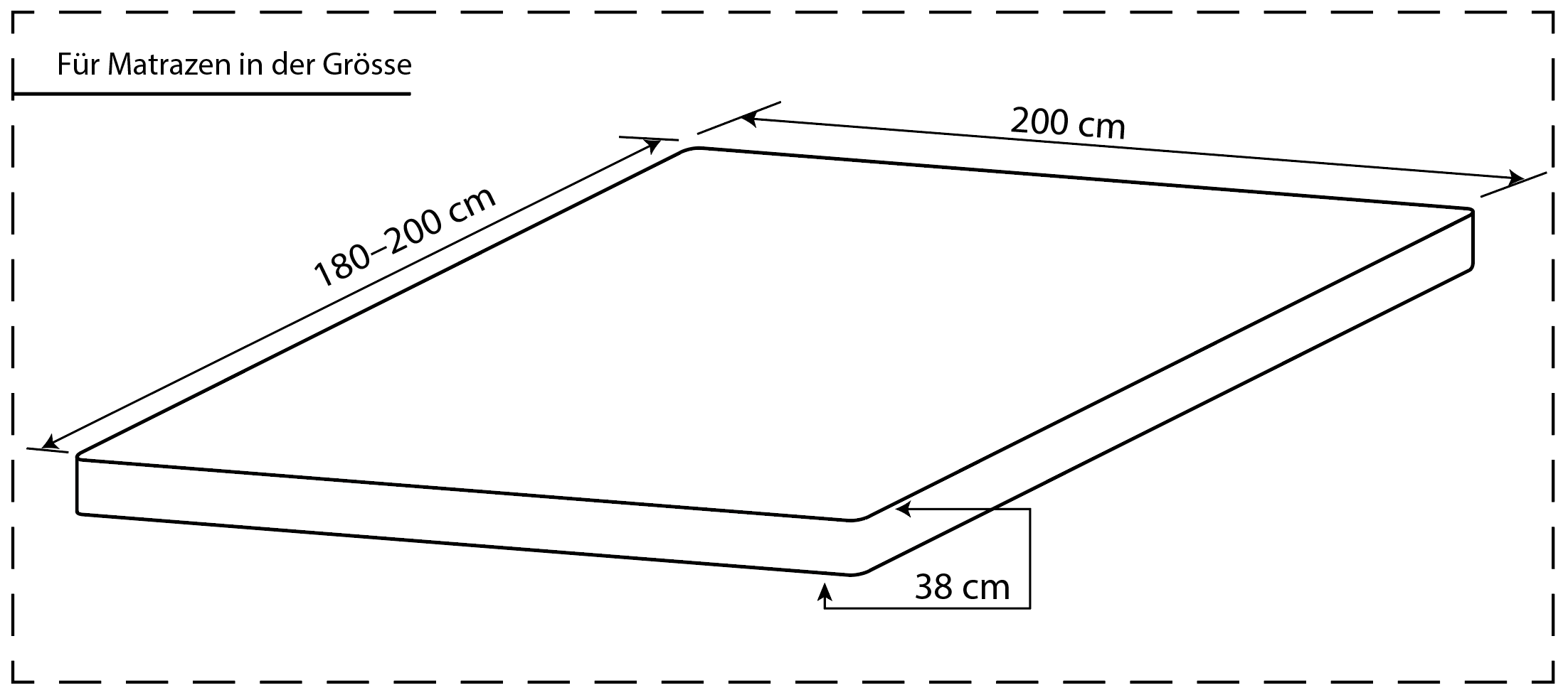 Fixleintuch 180-200 cm